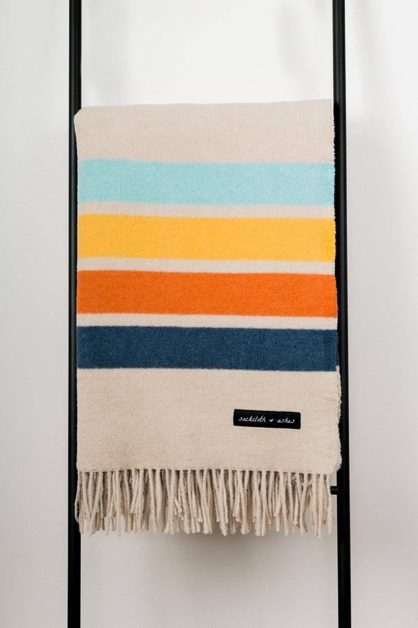 Cozy Mountain Throw Blanket