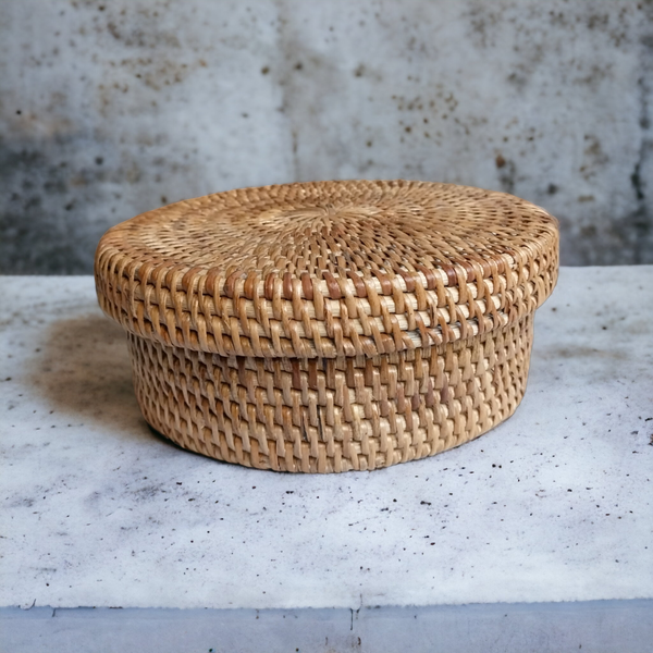 Rattan Woven Coasters 6pc