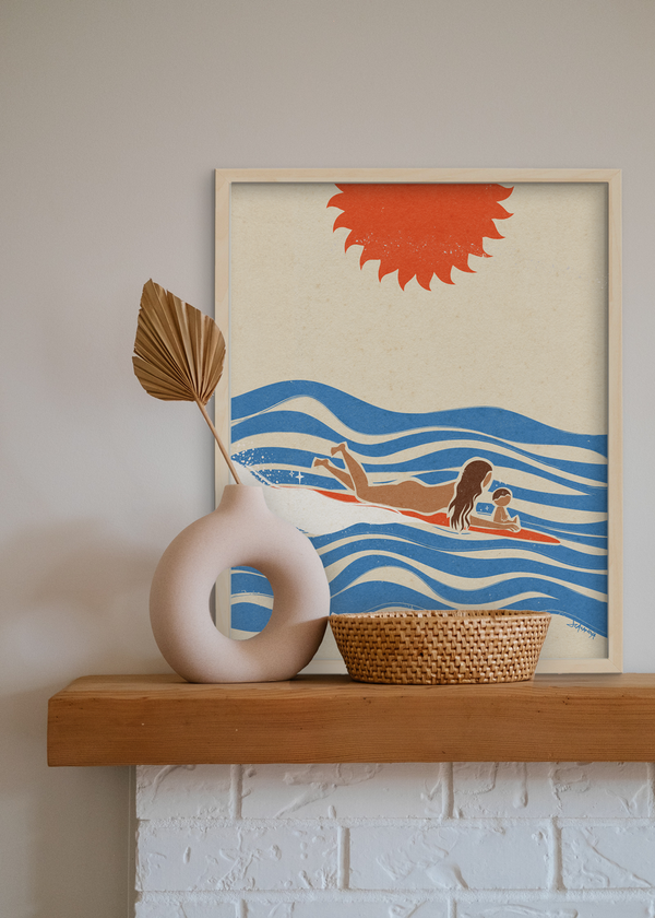 Vintage Coastal Art Print