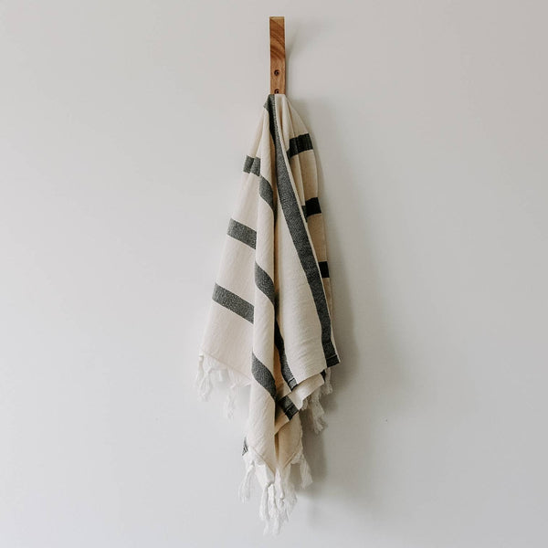 Turkish Cotton Hand Towel with Single Stripe