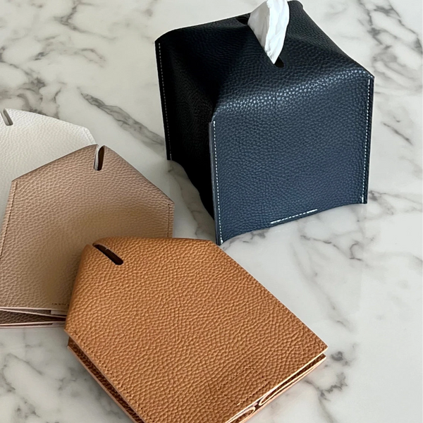 Vegan Leather Tissue Cover