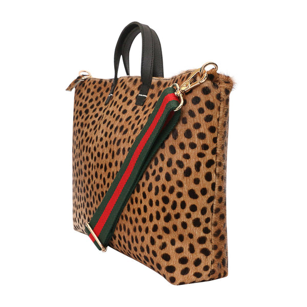 Leather Leopard Bag