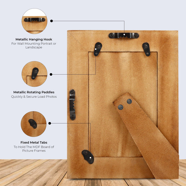 Bone Inlay with Brass Photo Frame