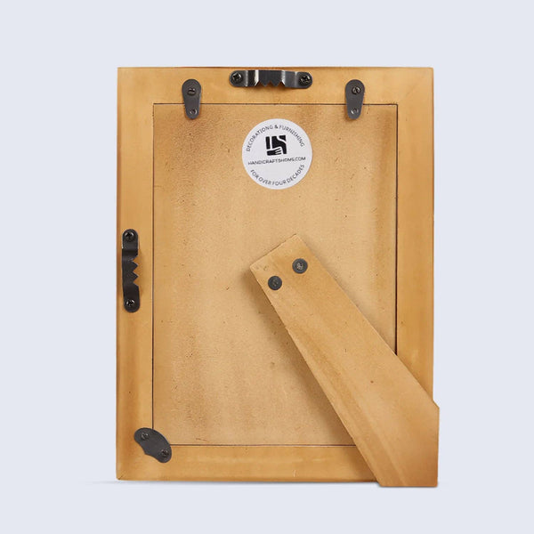 Wood & Resin Striped Photo Frame