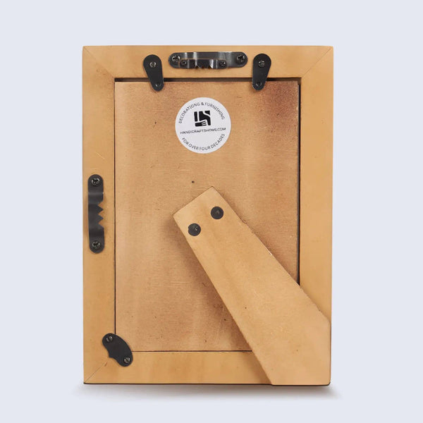 Bone Inlay & Wood Photo Frame