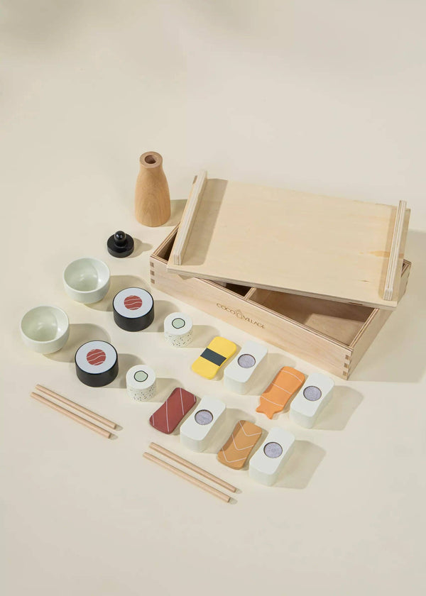 Wooden Sushi Playset - Fun & Educational Toy for Kids