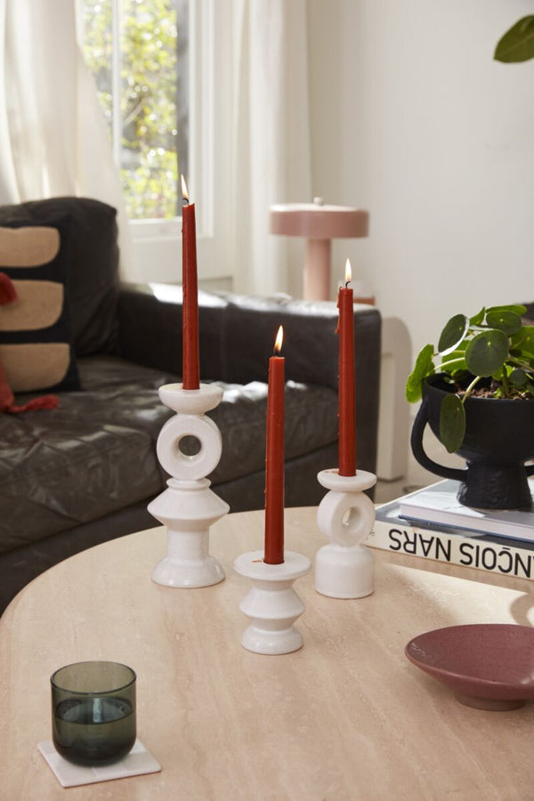 Luna Candleholders, Set of 3