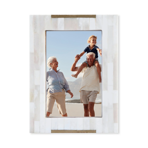 Bone Inlay with Brass Photo Frame