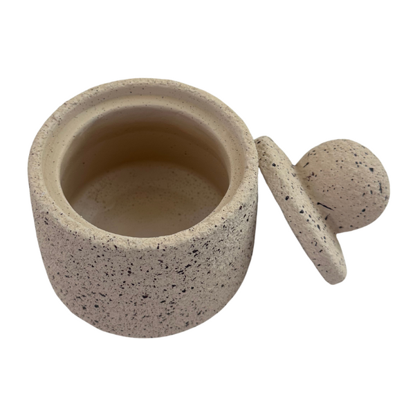 Textured Cement Jar