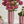 Pink Striped Tall Vase