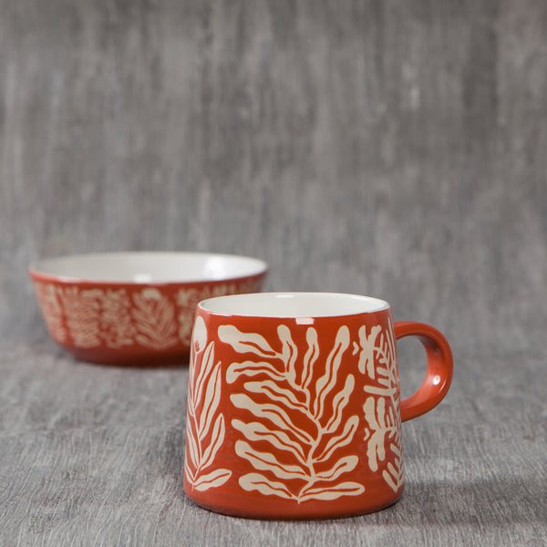 Entwine Mug in Terracotta
