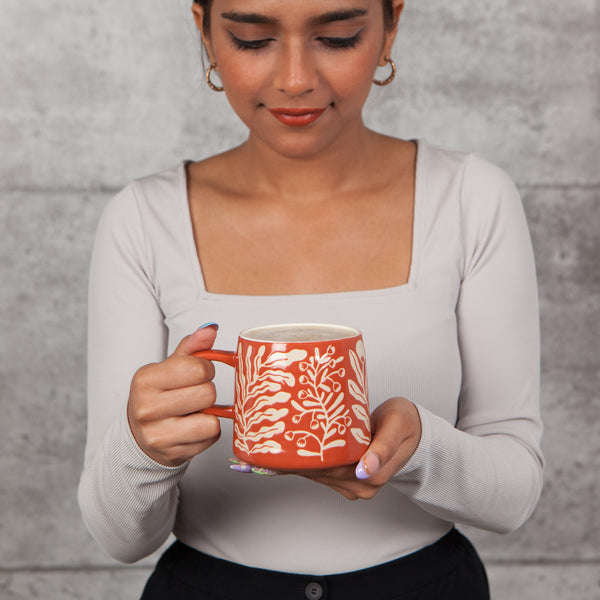 Entwine Mug in Terracotta