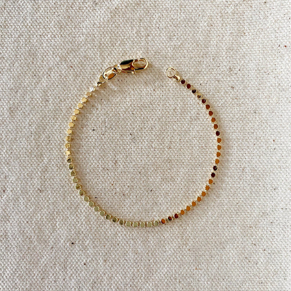 Dot Ball Bracelet 18k Gold