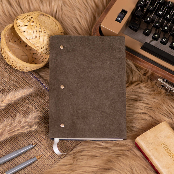 Handmade Suede Leather Journal 