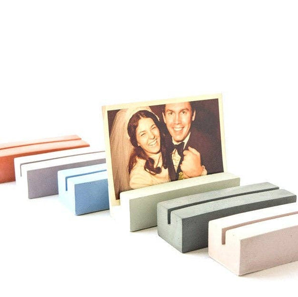 Concrete Photo Holder 