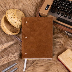 Handmade Suede Leather Journal 