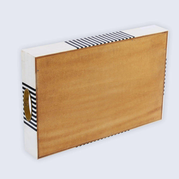 Bone Inlay Striped Tray